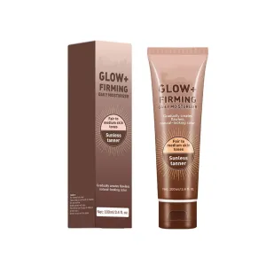 MAEPEOR Natural Glow Firming Self Tanner Body Lotion, Sublime Bronze Glow Daily Moisturizer and Natural Skin Tone Enhancer, Fair to Medium Skin Tone