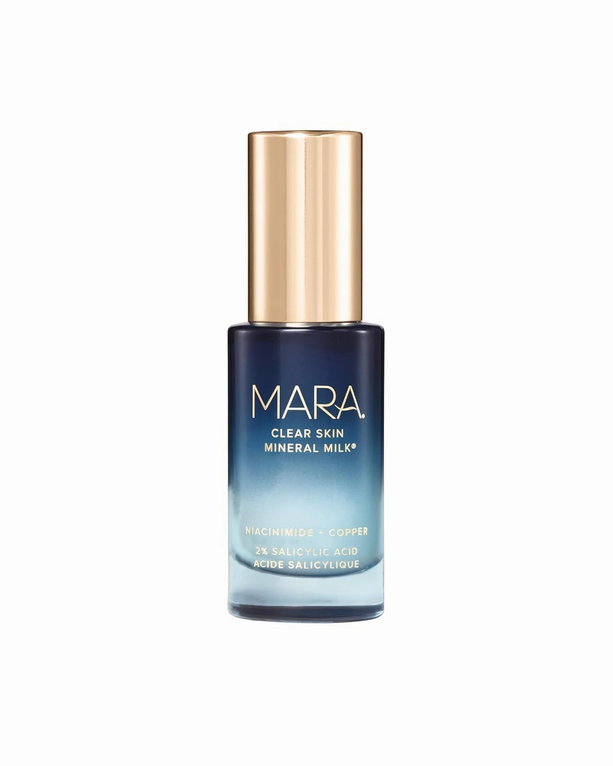 MARA - Clear Skin Mineral Milk | Plant-Based, Hydrating Acne Facial Serum with Anti-Aging Algae (1 oz | 30 ml)