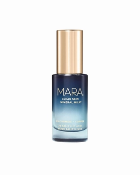 MARA - Clear Skin Mineral Milk | Plant-Based, Hydrating Acne Facial Serum with Anti-Aging Algae (1 oz | 30 ml)