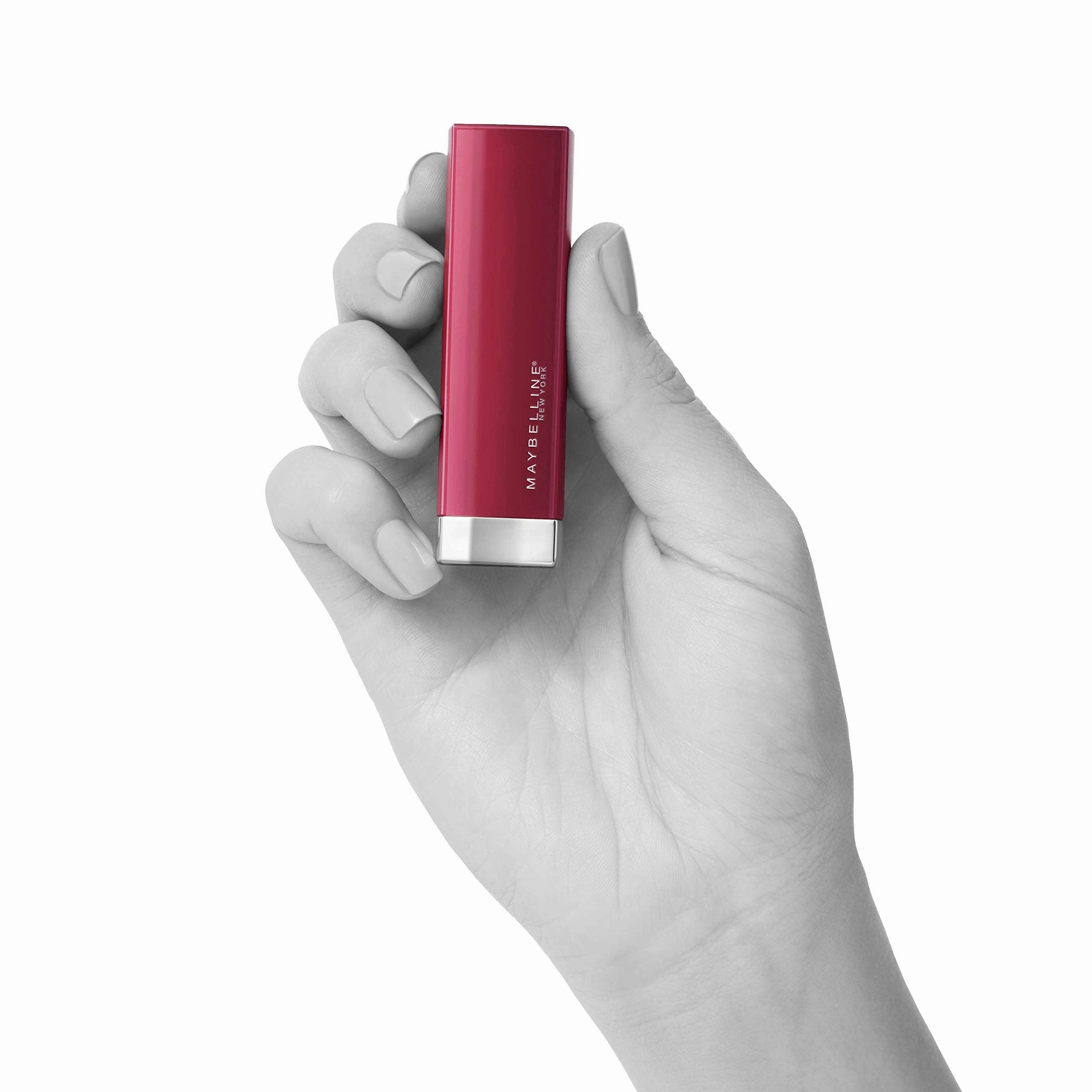 Maybelline New York Color Sensational Made for All Lipstick, Satin Purple Lipstick, 388 PLUM FOR ME, 1 Count