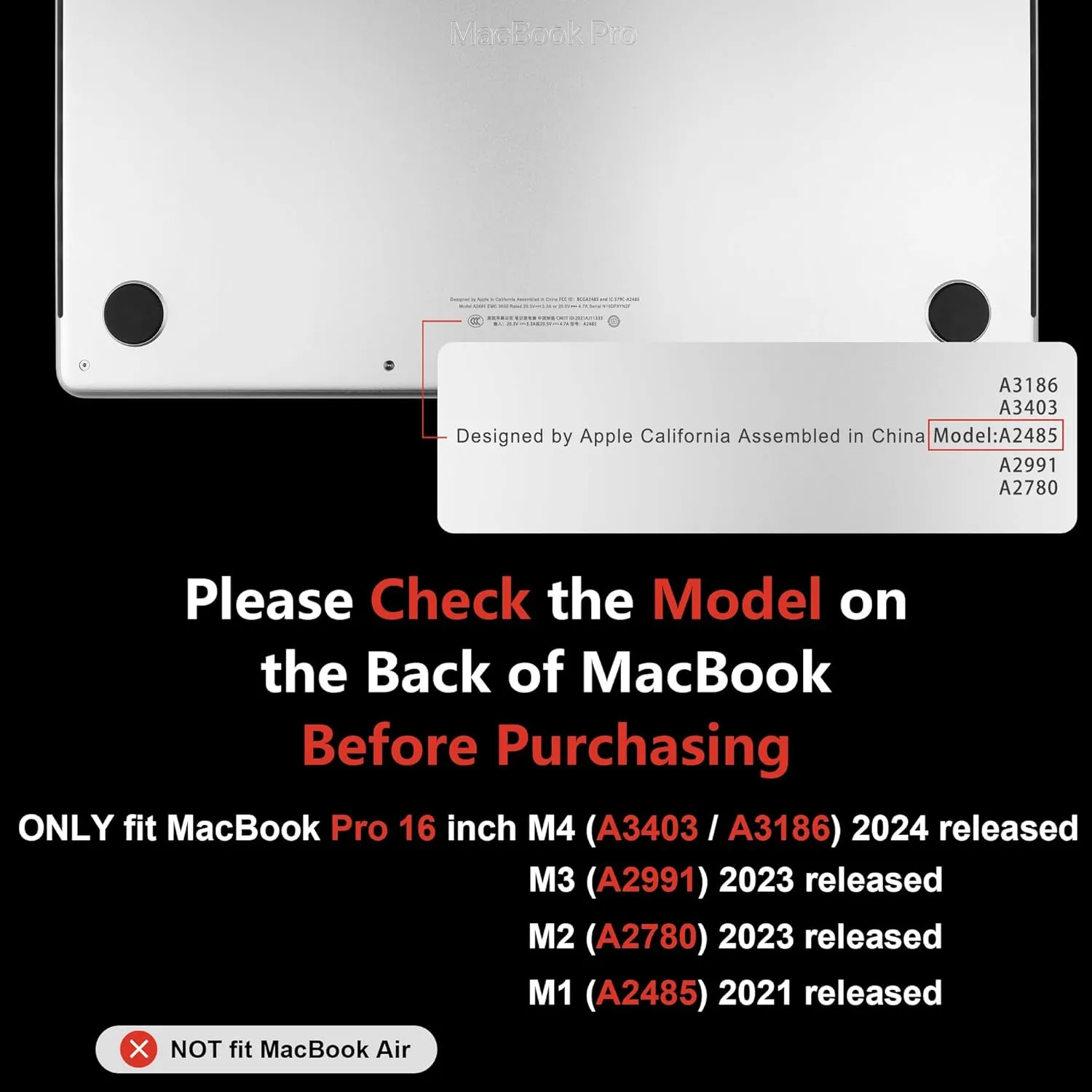 MEEgoodo for M4 MacBook Pro 16 inch Case 2024 2023 2021, Flexible & Crystal Case Fit Model A3403/A3186/A2991/A2780/A2485 M3 M2 M1 Pro/Max, Glowing Lines Full Moon