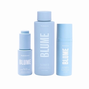 Meltdown Bundle - Soothing Facial Cleanser for Acne-Prone Skin (6 oz), Acne Treatment Face Oil   Pore Minimizer (0.5 Oz), Oil-Free Ceramide Gel Cream Face Moisturizer (1.69 Oz)