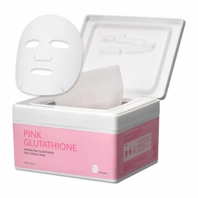 MILKTOUCH Glutathione Daily Korean Face Sheet Masks Pack | Niacinamide & Glutathione for Radiant, Glowy Skin | Vegan, Cruelty-Free | Effective Complexion Booster | Kbeauty (30pcs)