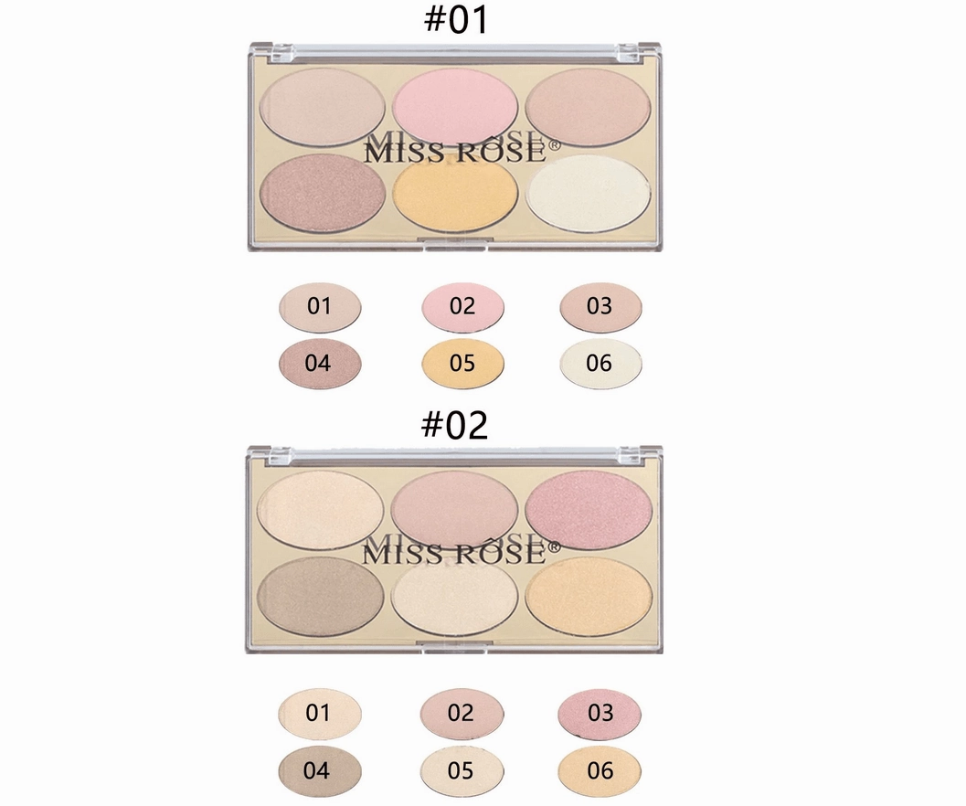 Miss Rose Gilded Ellipse Highlighter Kit