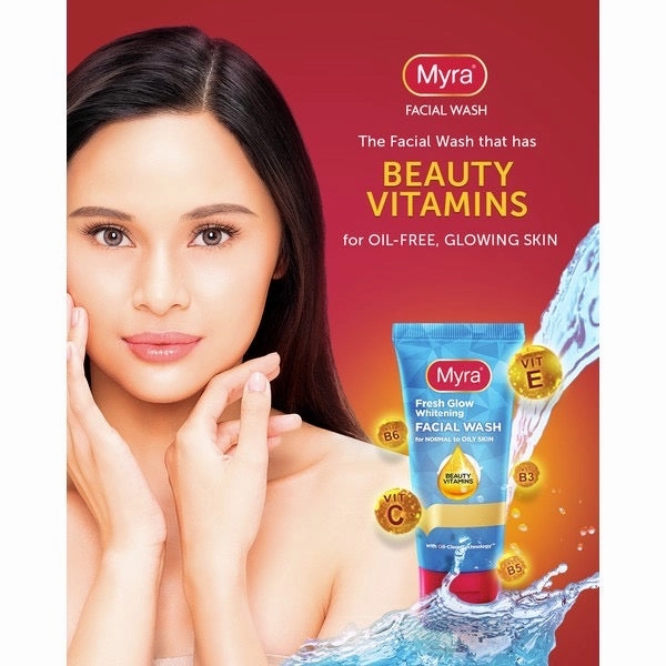 Myra Fresh Glow Whitening Facial Wash 50ml