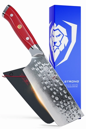 Nakiri Vegetable Knife 6" | Crimson Red ABS Handle | Shogun Series X | Dalstrong ©
