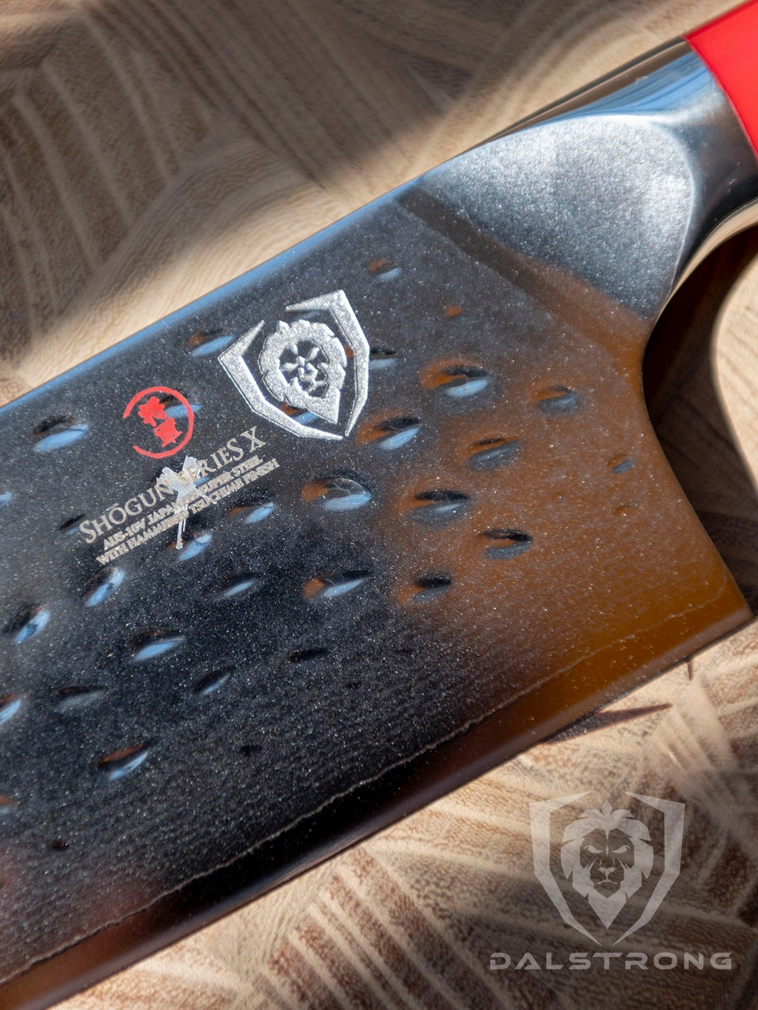 Nakiri Vegetable Knife 6" | Crimson Red ABS Handle | Shogun Series X | Dalstrong ©