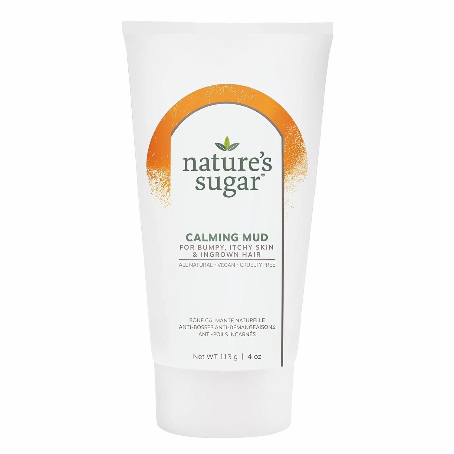 Nature's Sugar Calming Mud - Post Sugaring Recovery Mud Mask to Remove Ingrown Hair and Clear, Calm Skin - 100% Hungarian Clay Mask for Face and Body