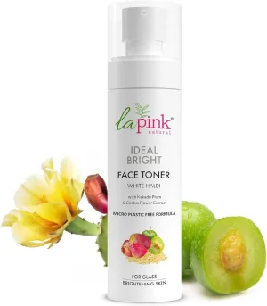 New Pink Ideal Bright Face Toner for Glowing Skin & Pore Tightening for Men and Women | 100% Microplastic Free Formula | for All Skin Type (100ml)