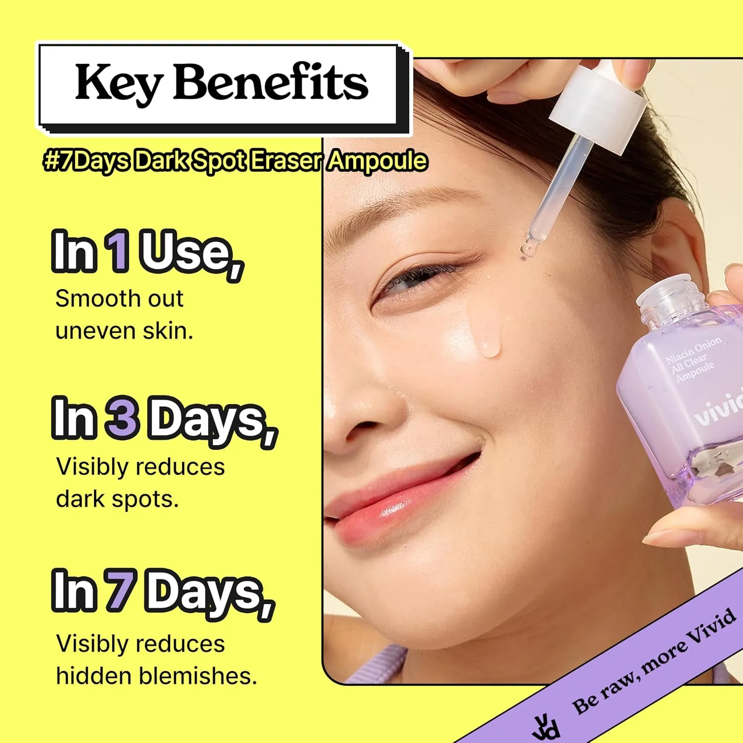 Niacin Onion All Clear Ampoule | Acne Dark Spot Serum for Face | Red Onion, 5% Niacinamide, and Vitamin C | Glass Skin, Evens Tone | Korean Skincare | Cruelty-Free (40ml, 1.35 fl. oz.)