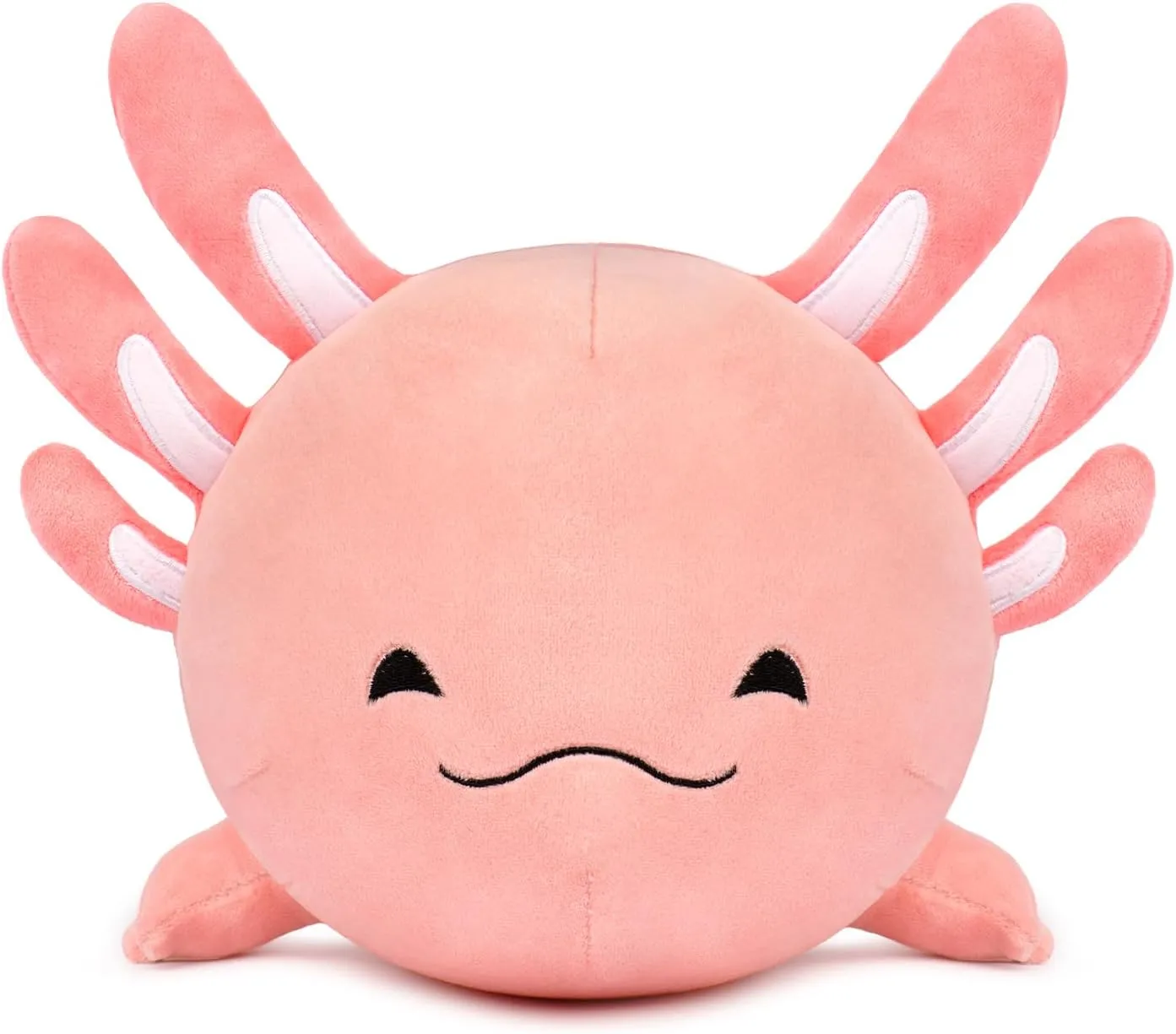 Niuniu Daddy 20 Inch Pink Axolotl Plush Toy - Luminous, Realistic, Cute Fluffy Stuffed Animal Plushies for Girls & Boys - Glow-in-The-Dark Birthday Gifts