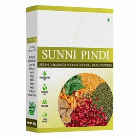 NK Natural Care From Nature Sunnipindi Herbal Bath Powder Ubtan Body Scrub Face Pack - Tan Reduce - Ancient Ayurvedic - Enrich With Herbs 200 G (Pack Of 1)