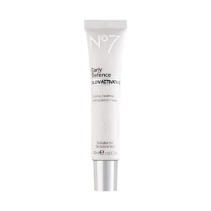 No7 Early Defense Glow Activating Serum - Anti Aging Serum with Peptides for Fine Lines and Wrinkles - Healthy Looking Skin Glowing Face Serum (30 ml)