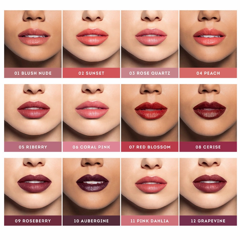 Nude By Nature Creamy Matte Lipstick - 01 Blush Nude