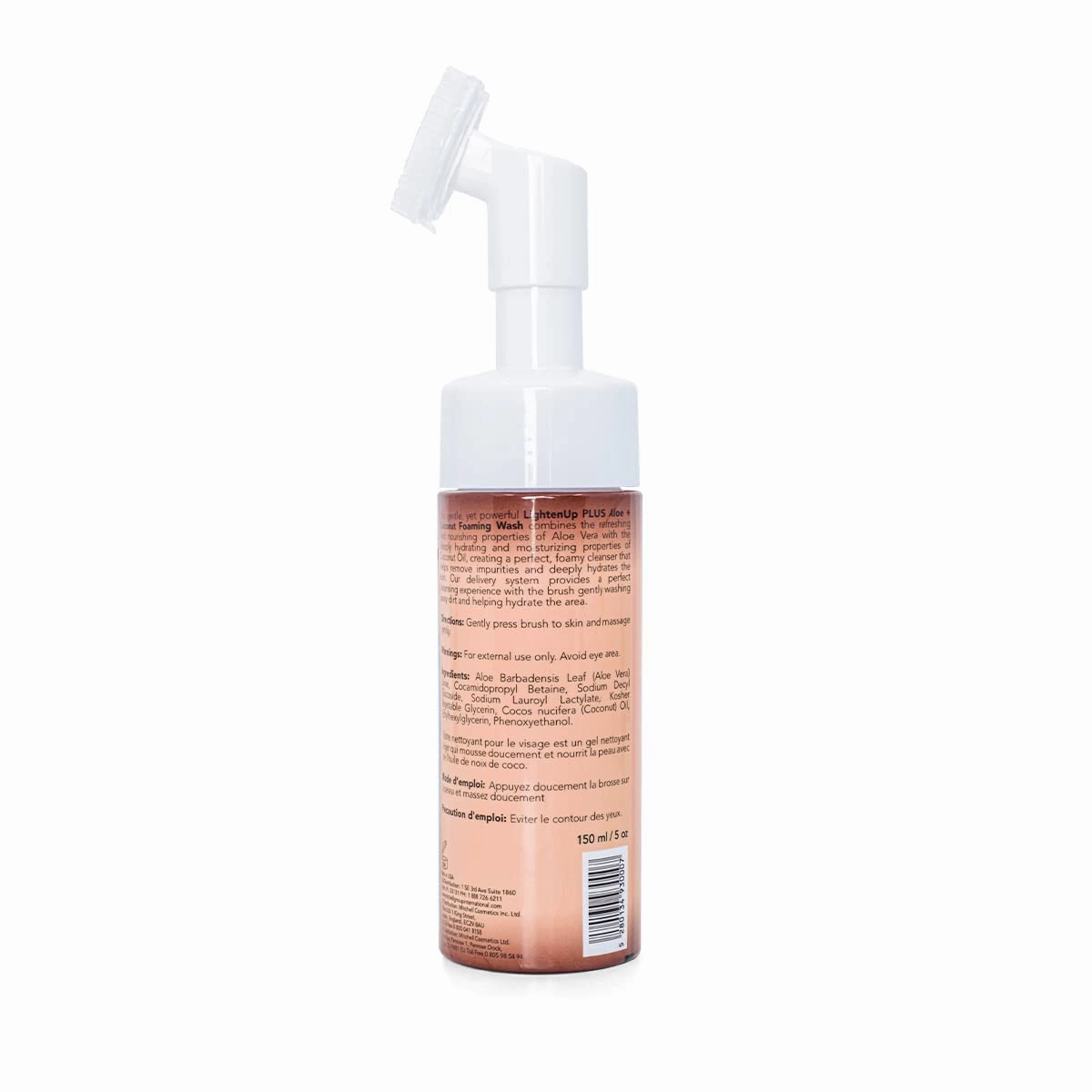 OMIC Lighten-Up Skin Brightening Face Wash, Foaming Cleanser - 5 fl oz / 150 ml - Acne Face Wash, Gentle Facial Cleanser for Oily, Sensitive, and Normal Skin
