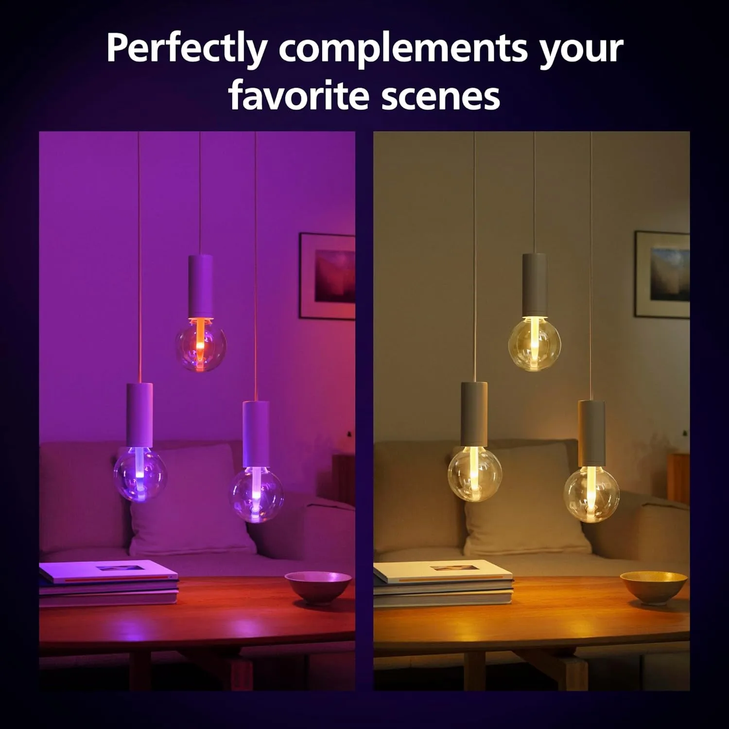 Philips Hue Lightguide G40 Large Globe Smart LED Bulb – Handblown Glass - Color Changing Light - Compatible with Amazon Alexa, Apple HomeKit and Google Assistant - Bluetooth and Hue Bridge Compatible