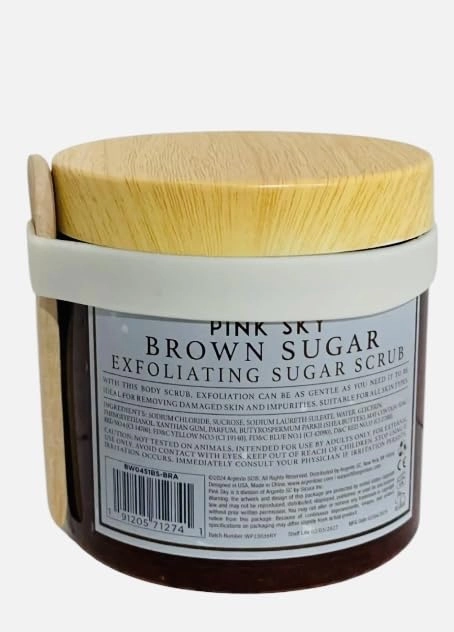 Pink Sky Brown Sugar Exfoliating Sugar Body Scrub