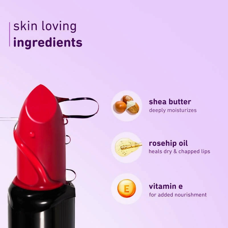 Plum Butter Crème Matte Lipstick Scarlet Siren - 134 (True Red)