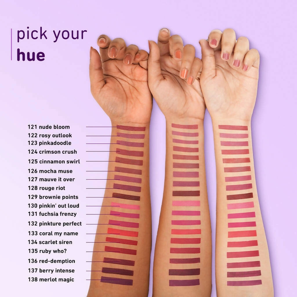 Plum Butter Crème Matte Lipstick Scarlet Siren - 134 (True Red)