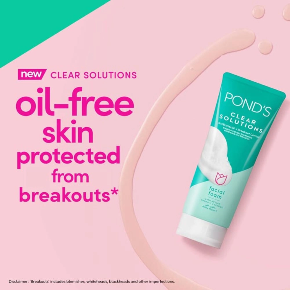 Pond's Clear Solutions Facial Foam Cleanser 100g