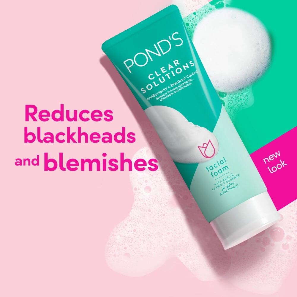 Pond's Clear Solutions Facial Foam Cleanser 100g