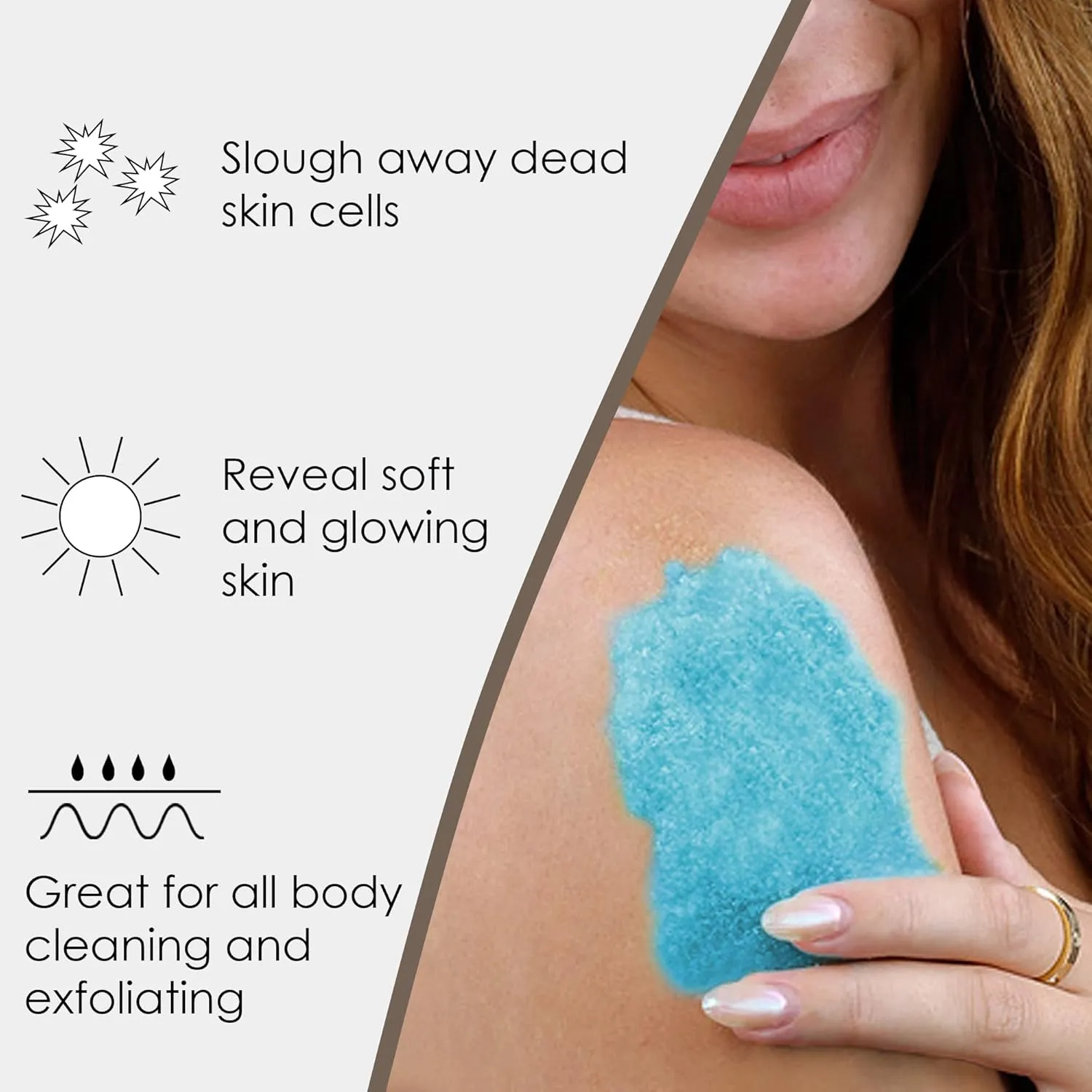 Primal Elements Sugar Scrub Slushie, Hydrate, Exfoliate, & Moisturizing Scrub for Hands, Body, and Face, Gifts for Her (10 oz each) – Mermaid (Pack of 3)