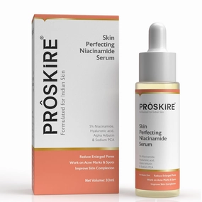 Pro-skire 5% Niacinamide Face Serum For Acne Marks & Enlarged Pores | Alpha Arbutin & Sodium PCA | Control Oil | 30 ml - All Skin Types