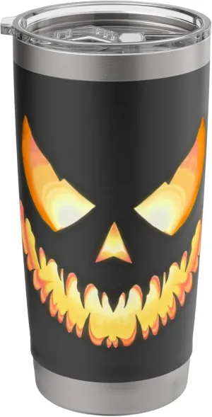 Pumpkin Face Baraka Stainless Steel Insulated Tumbler