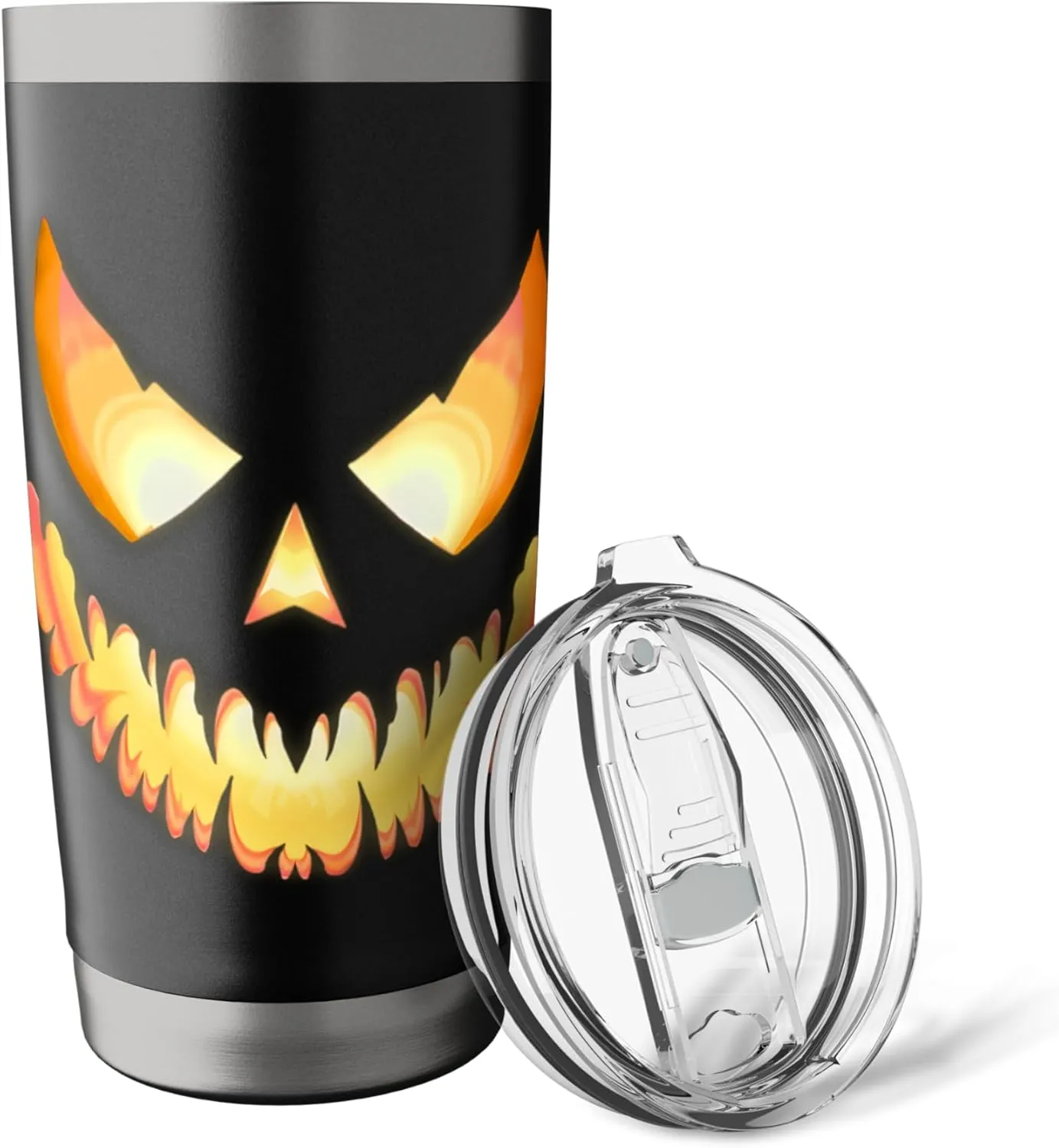 Pumpkin Face Baraka Stainless Steel Insulated Tumbler