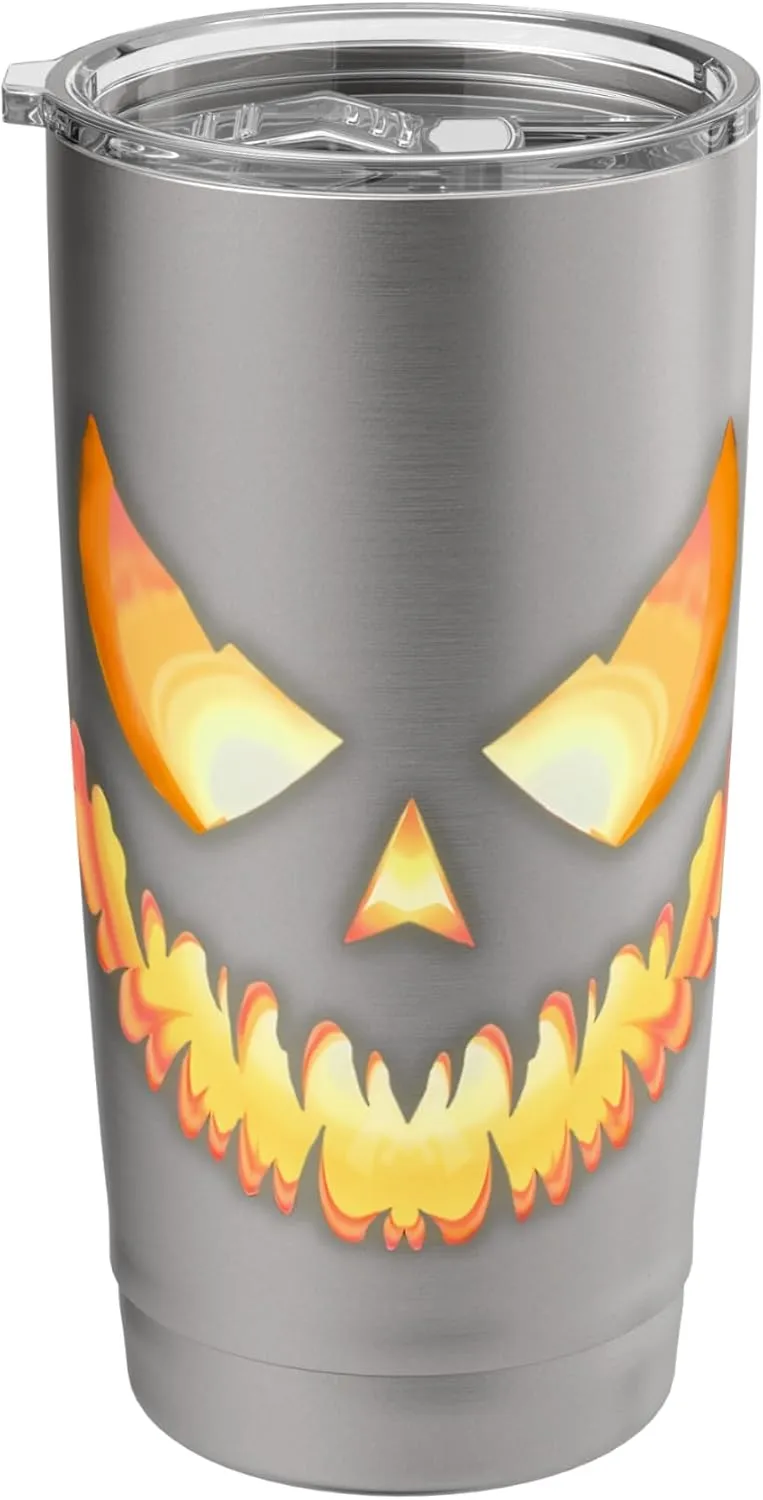 Pumpkin Face Baraka Stainless Steel Insulated Tumbler