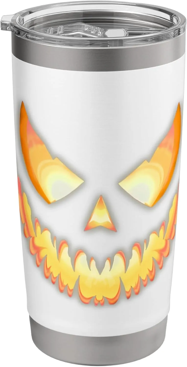 Pumpkin Face Baraka Stainless Steel Insulated Tumbler