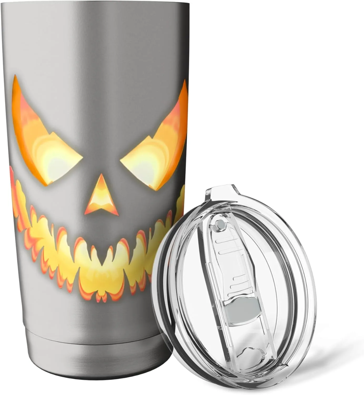 Pumpkin Face Baraka Stainless Steel Insulated Tumbler