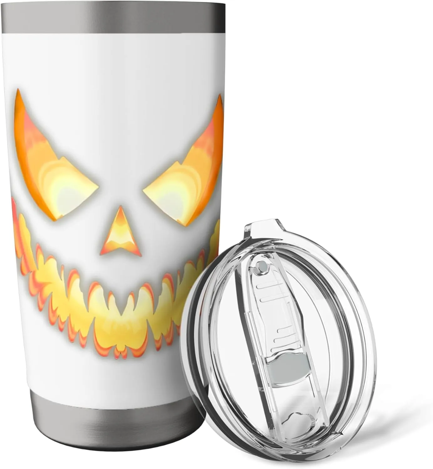 Pumpkin Face Baraka Stainless Steel Insulated Tumbler