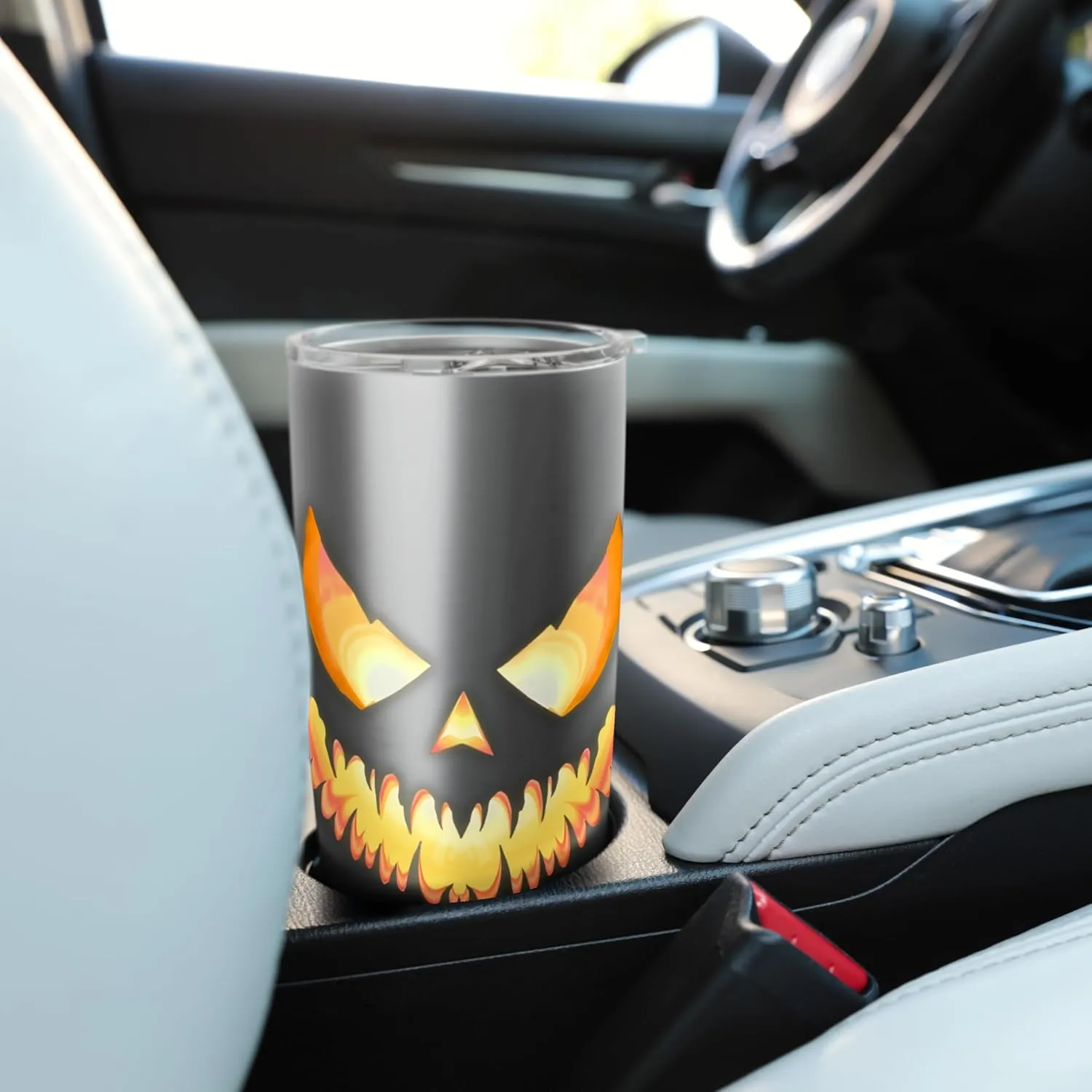 Pumpkin Face Baraka Stainless Steel Insulated Tumbler