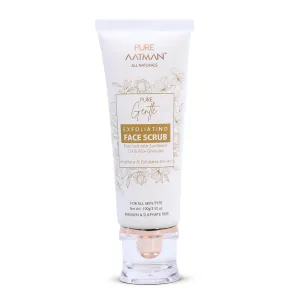 Pure Sunflower & Rice Granule Effective Face Scrub | Extra Gentle Exfoliator for Smooth & Radiant Skin | Remove dead skin cells, unclog pores | Only Natural Ingredient Used | Result Oriented |
