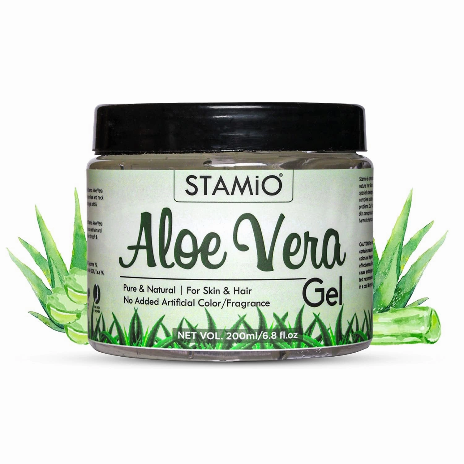 Pure Aloe Vera Gel for Face, Skin, Hair, DIY | Aloevera Multi-purpose Beauty Gel | No Added Artificial Fragrance/Color | Men & Women | In Jar - 200 gm