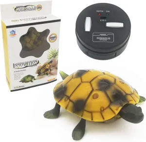 Remote Control Turtle Toy for Kids, Realistic RC Tortoise Electric Animal Toys, for Pets Joke Prank, Funny Child Birthday Gift