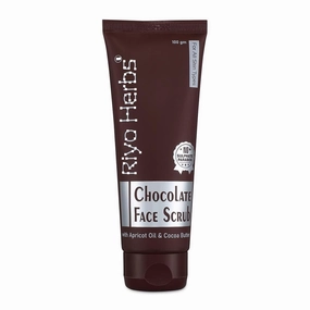 Ri;yo He;rbs Chocolate Face Scrub Comes with the Goodness of Cocoa Butter, Diminishes Dark Spots & Blemishes, Reduces Puffiness, Inflammation, Unclog Pores & Removes Dead Skin Cells, 100gm