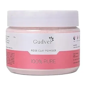 Rose Clay Powder for Face, Skin Care, Mask, Rose Powder for Naturally Glowing Skin, Detoxify, Exfoliate, Multani Mitti Face Pack, Daily Skincare Essentials - 200gm