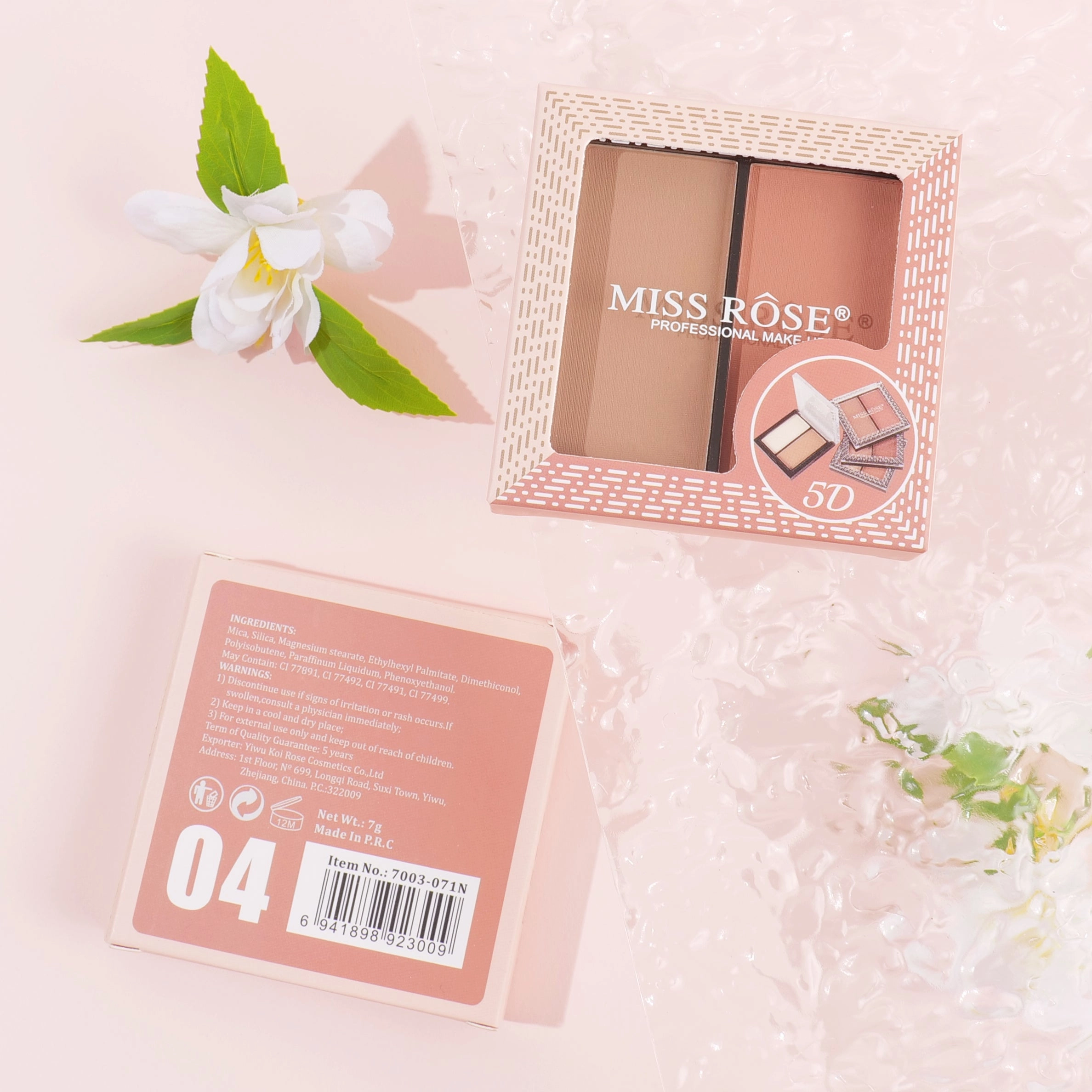 Rose Duo Contour 2 Miss Dual-purpose Helpful customer care Color