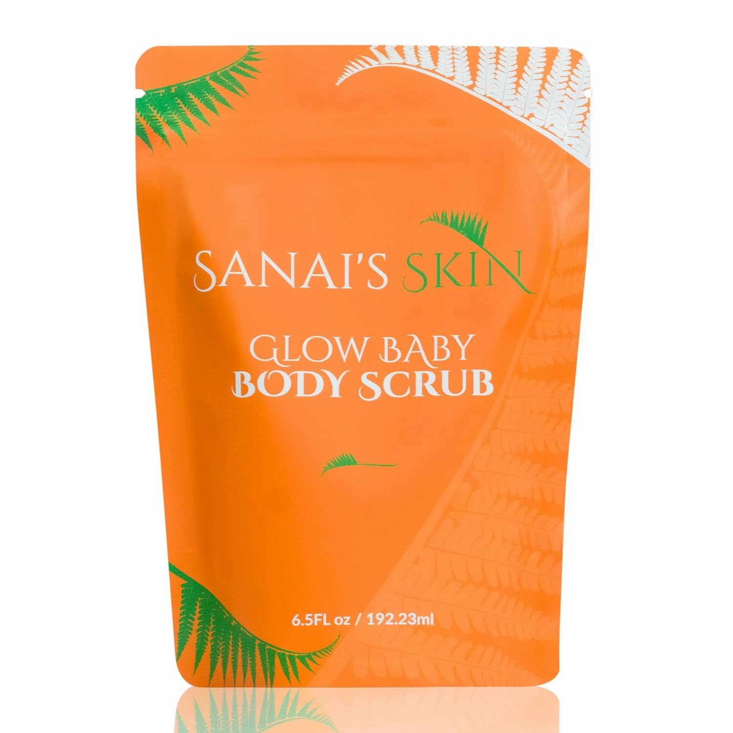 Sanai's Skin Glow Baby Body Scrub | Vegan & Cruelty-Free Exfoliator | Shea Butter & Sea Salt for Soft Smooth Moisturized Skin