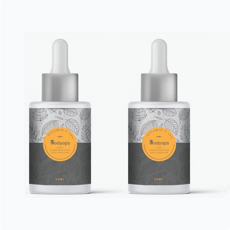 Sheltr Vitamin C Face Serum | For Glowing And Radiant Skin | Brighter And Clear Skin | For All Skin Types | 30ml (Pack of 2) |
