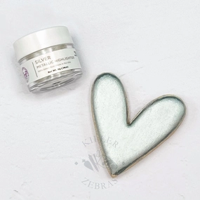 SILVER Edible Metallic Highlighter