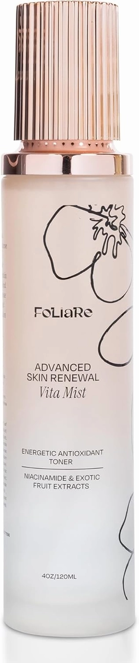 Skin Renewal Vita Mist Toner Spray with Niacinamide | Hydrates, Nourishes & Refreshes | Botanical Extracts & Vitamins for Radiant Skin | Unscented & Gentle | 4 fl oz