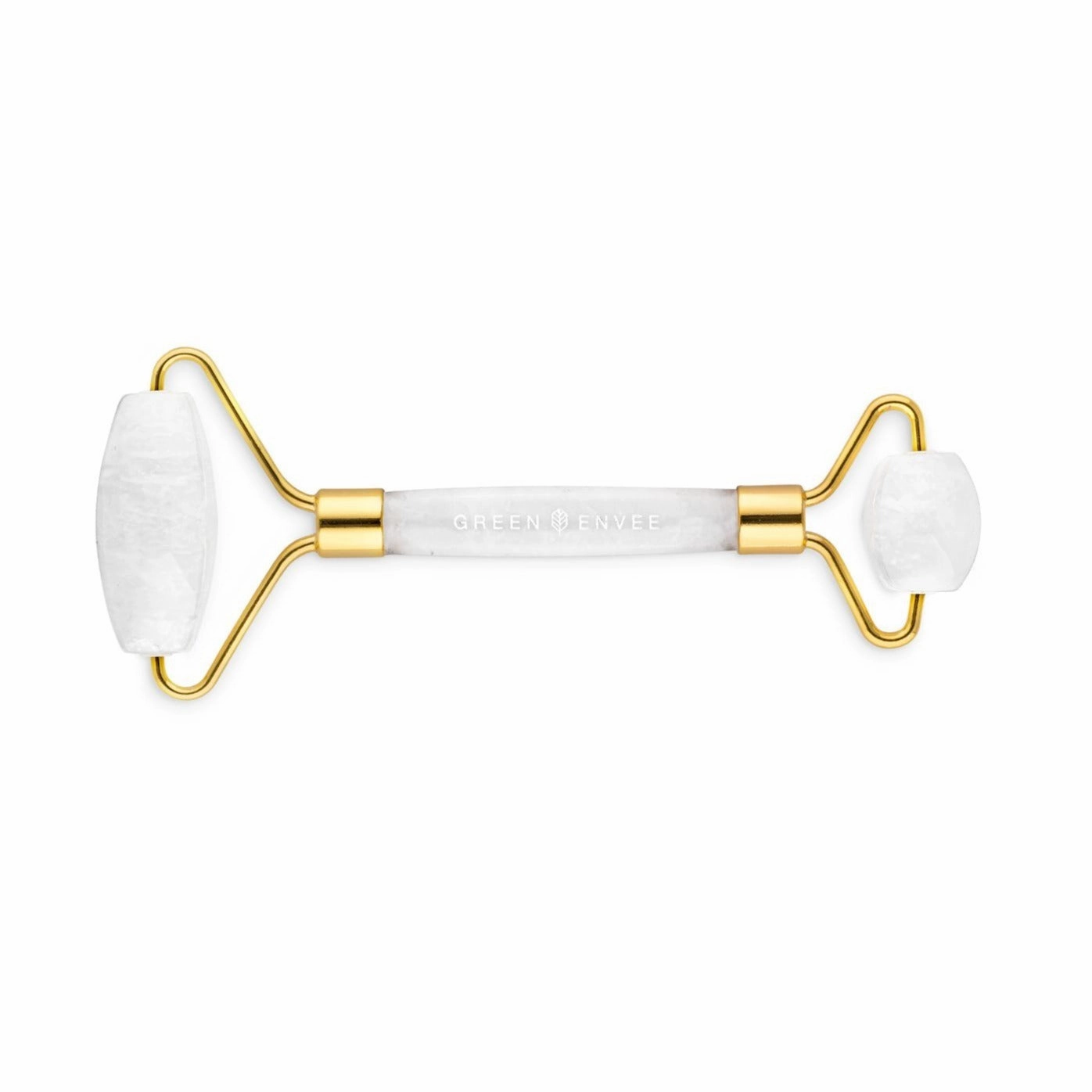 Skincare Green Envee Clear Quartz Facial Roller brings harmony and balance.
