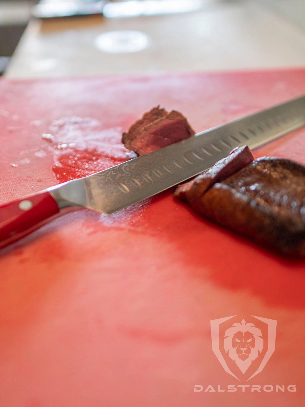 Slicing Carving Knife 12" | Crimson Red ABS Handle | Shogun Series | Dalstrong ©
