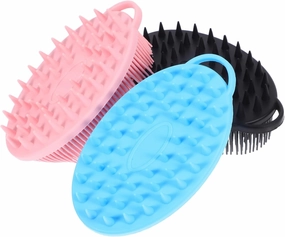 SOIMISS 3pcs Dual Sided Silicone Body Scrubber Exfoliating Shower Tool for Gentle Cleansing for Sensitive Skin Durable Easy to Clean Enhances Shower Experience Deep Cleansing Brush