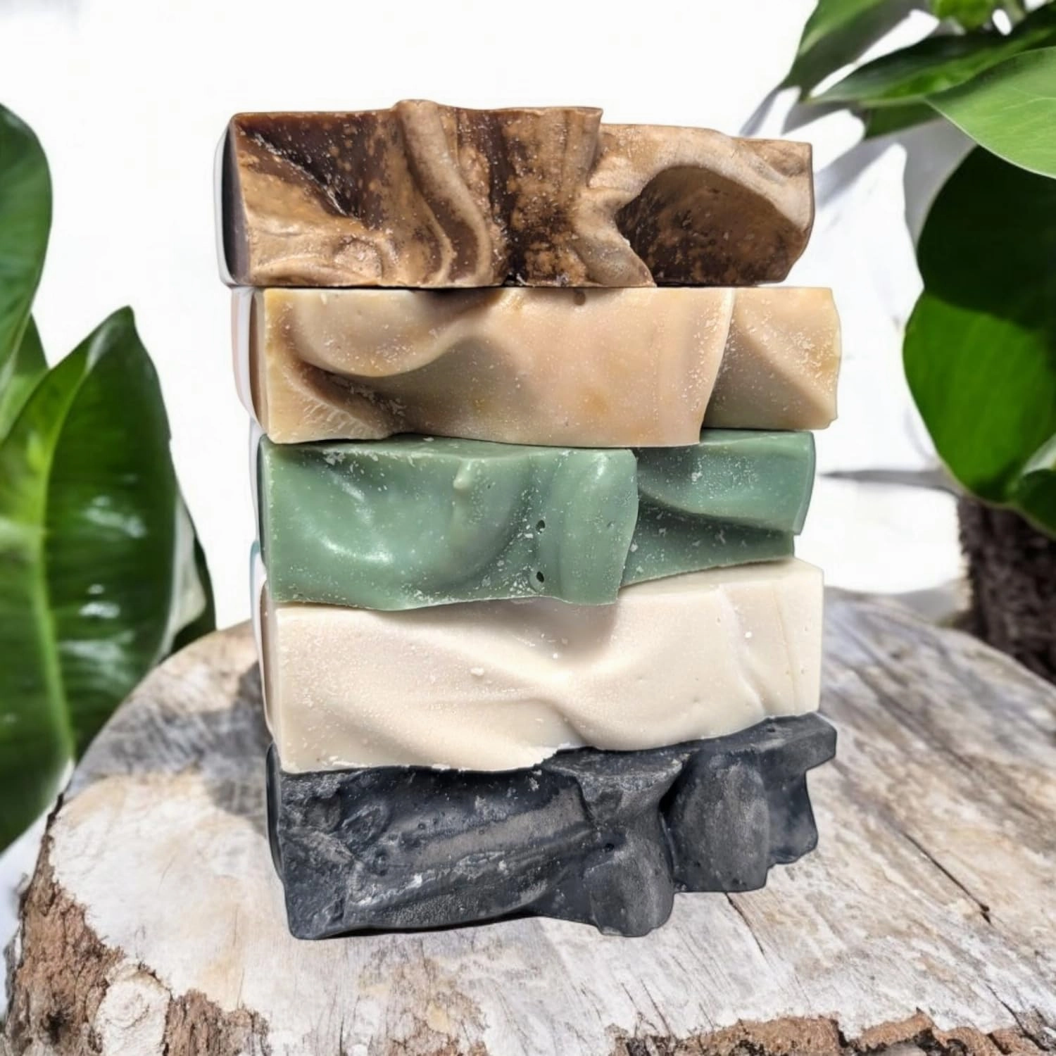 Spa Day Soap Collection Soap Bar – Skin Renewing, Vegan-Friendly with Lavender & Tea Tree Oil – Deep Cleansing & Nourishing for Glowing Skin – 5.8 oz Pack 4