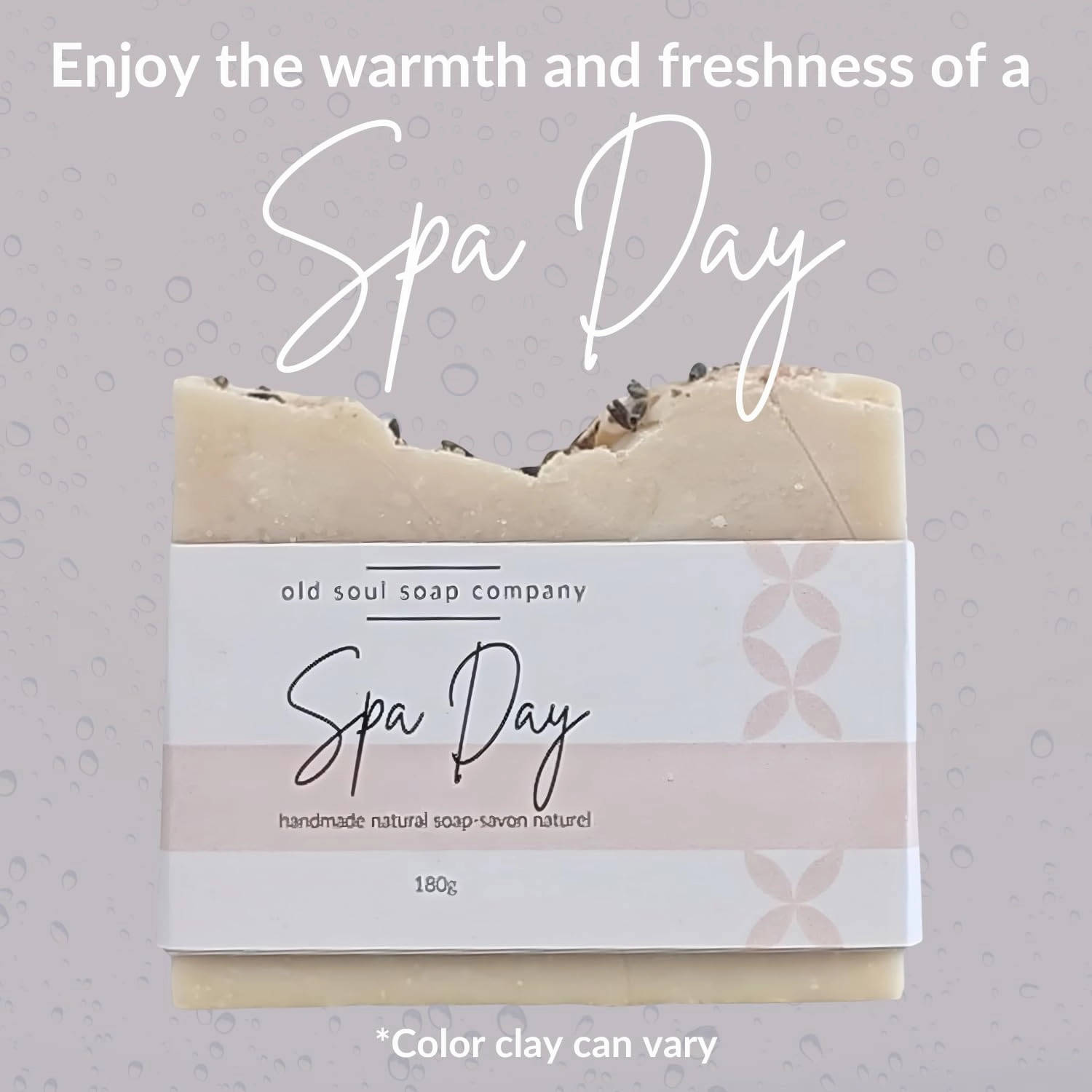 Spa Day Soap Collection Soap Bar – Skin Renewing, Vegan-Friendly with Lavender & Tea Tree Oil – Deep Cleansing & Nourishing for Glowing Skin – 5.8 oz Pack 4