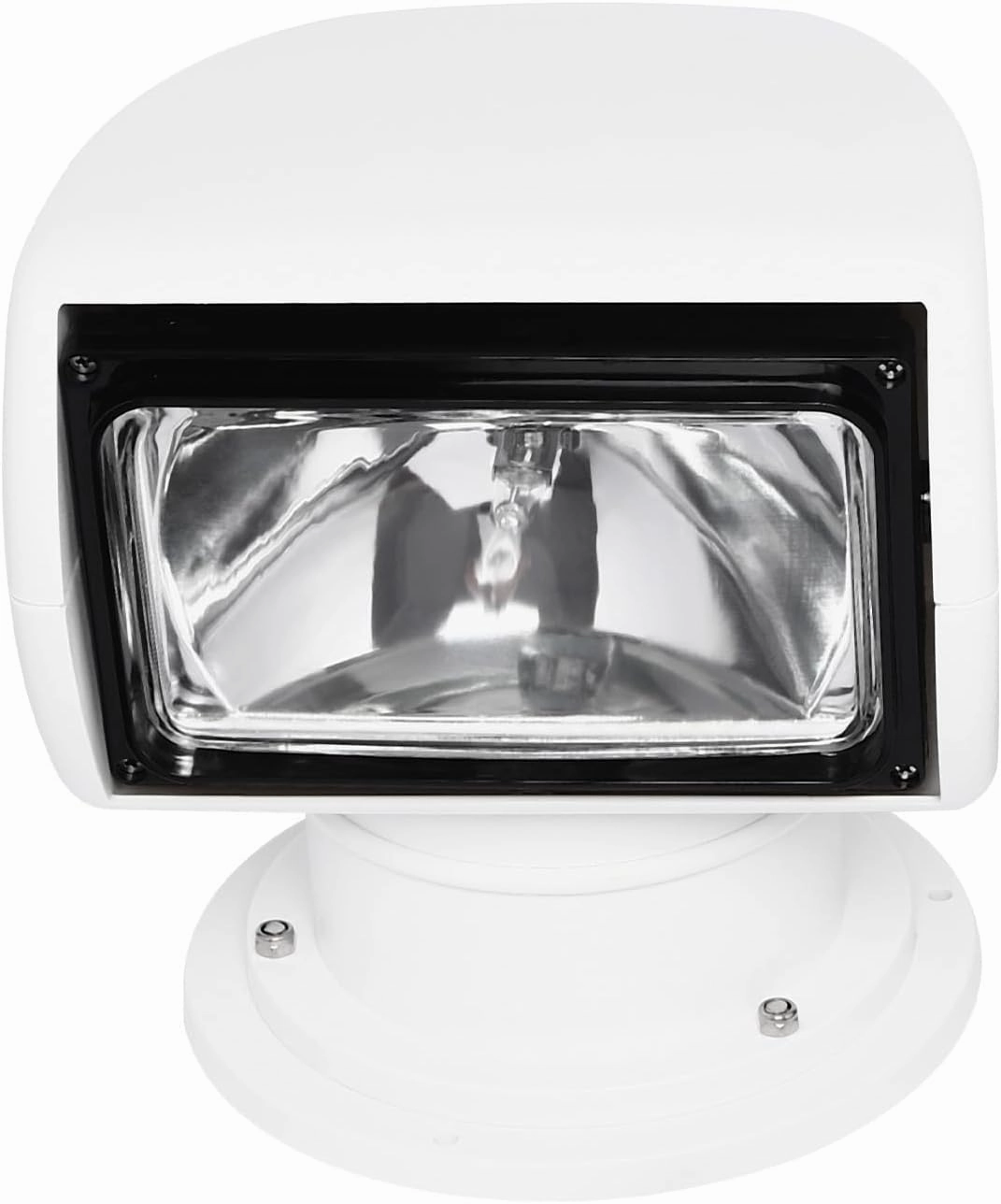 Spotlight Marine Spot Light Boat Searchlight w/Remote Control, 12V 100W Waterproof Spotlight 355° Rotate Omnibearing Lighting for Boat Truck Car Marine, 72°- Up/Down (White)